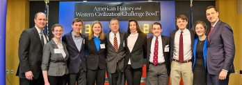 Grove City College Defeats Abigail Adams Institute for First Place at 2019 American History & Western Civilization Challenge Bowl